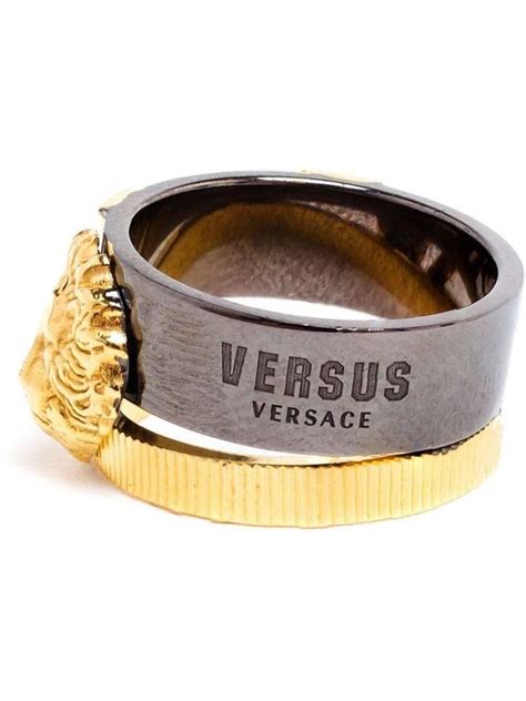 versus versace ring size|Versace rings for women.